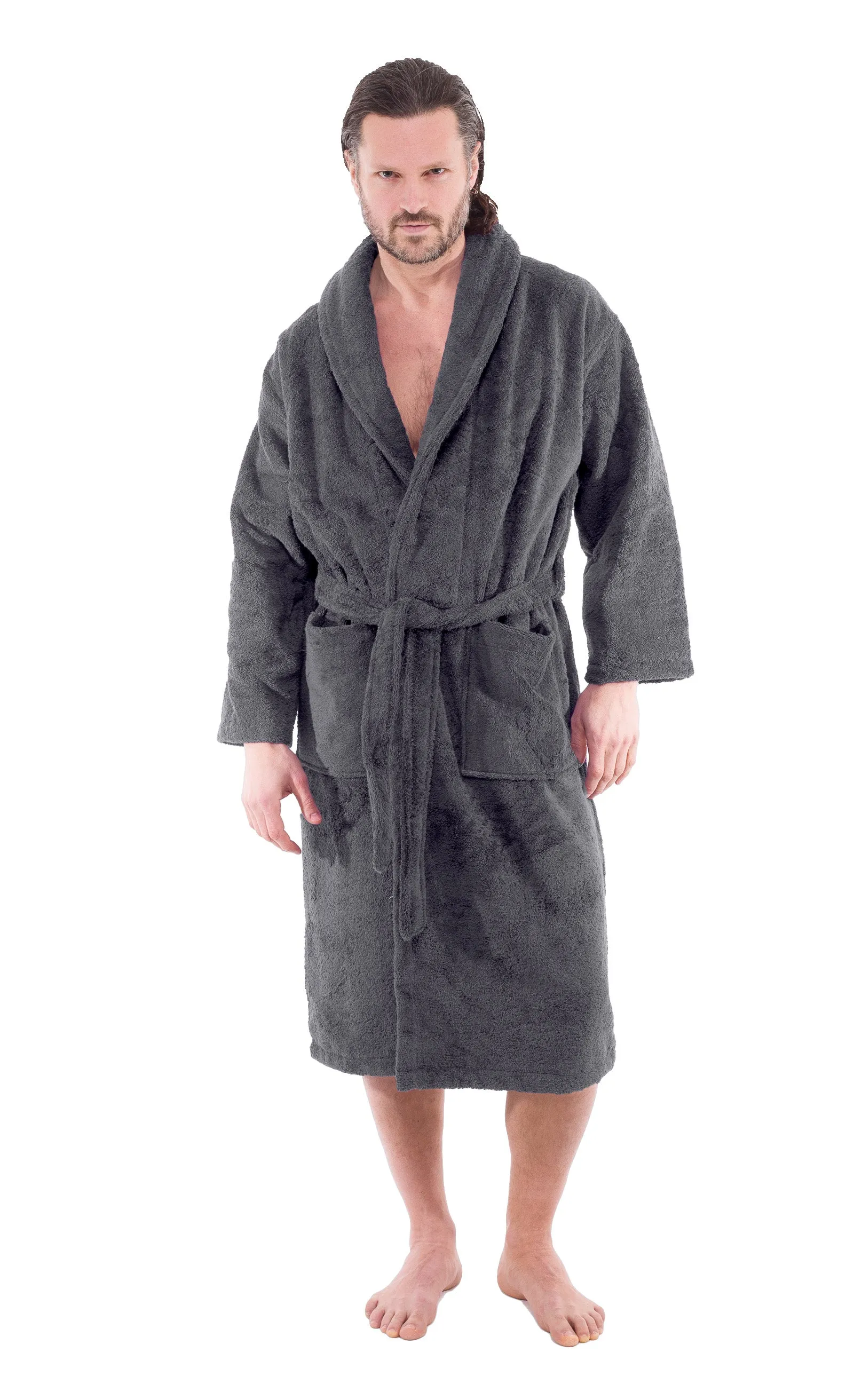 Classic Turkish Combed Cotton Luxurious Thick Unisex Bathrobes