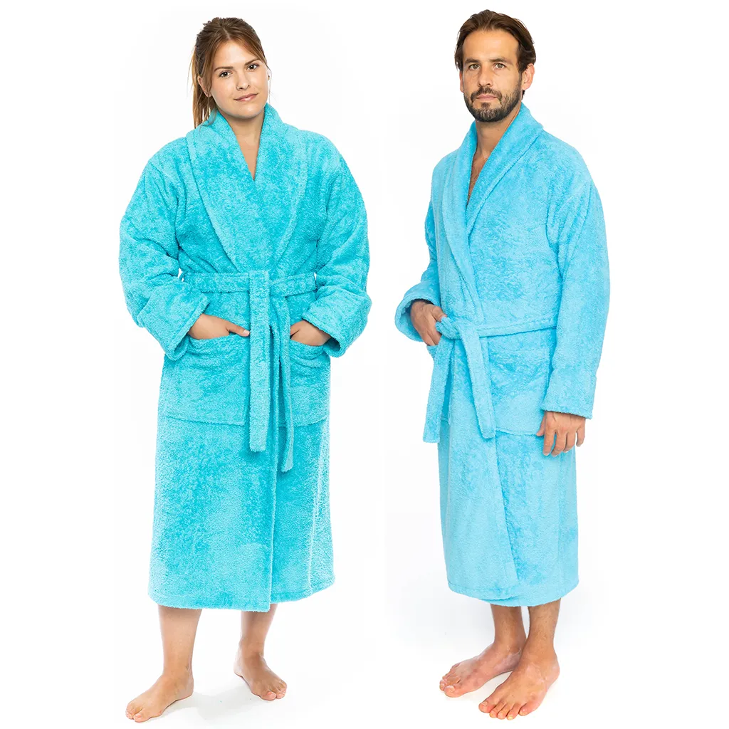 Classic Turkish Combed Cotton Luxurious Thick Unisex Bathrobes