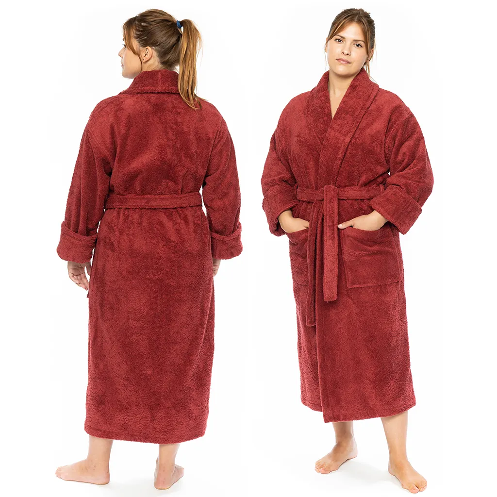 Classic Turkish Combed Cotton Luxurious Thick Unisex Bathrobes