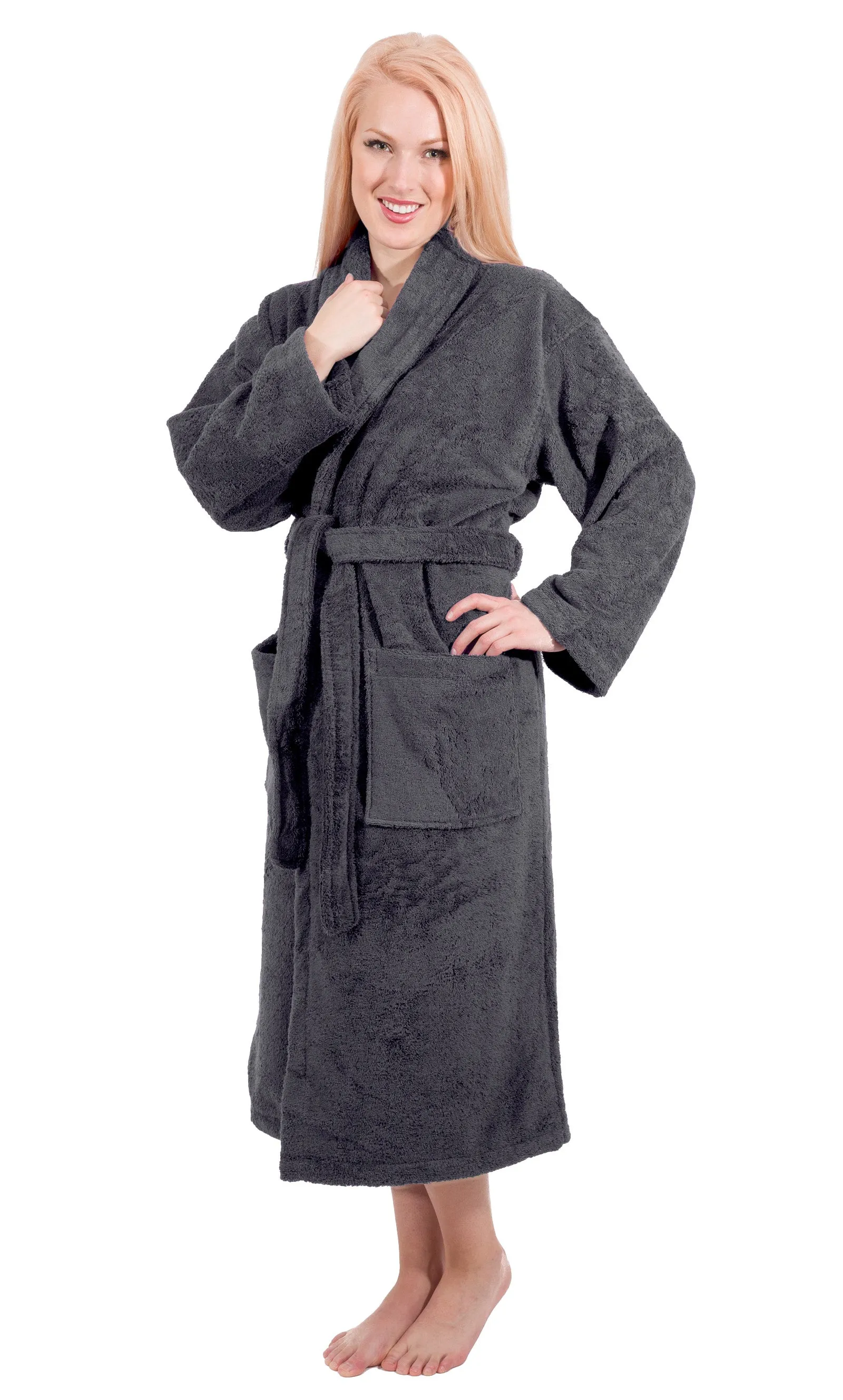 Classic Turkish Combed Cotton Luxurious Thick Unisex Bathrobes