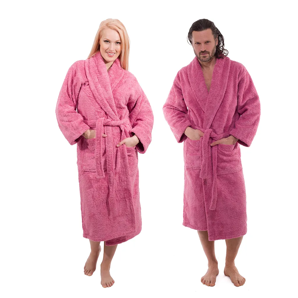 Classic Turkish Combed Cotton Luxurious Thick Unisex Bathrobes