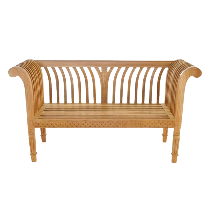 Cleopatra Teak Outdoor Bench