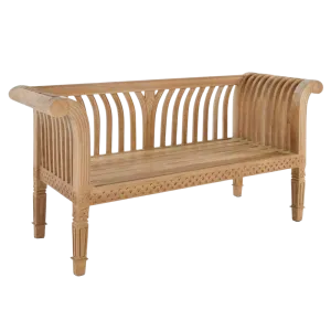 Cleopatra Teak Outdoor Bench