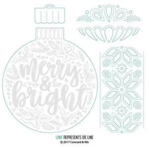 Concord and 9th - Christmas - Dies - Ornamentals