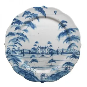 Country Estate Delft Blue Main House Charger Plate