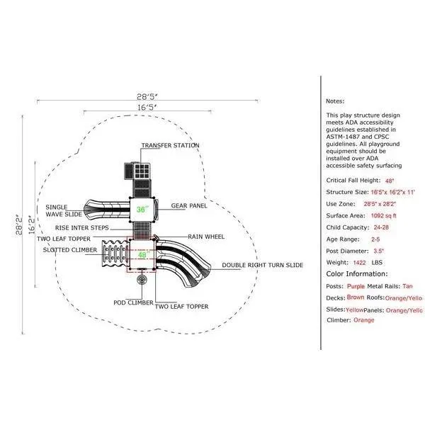 CSPD-1614 | Commercial Playground Equipment