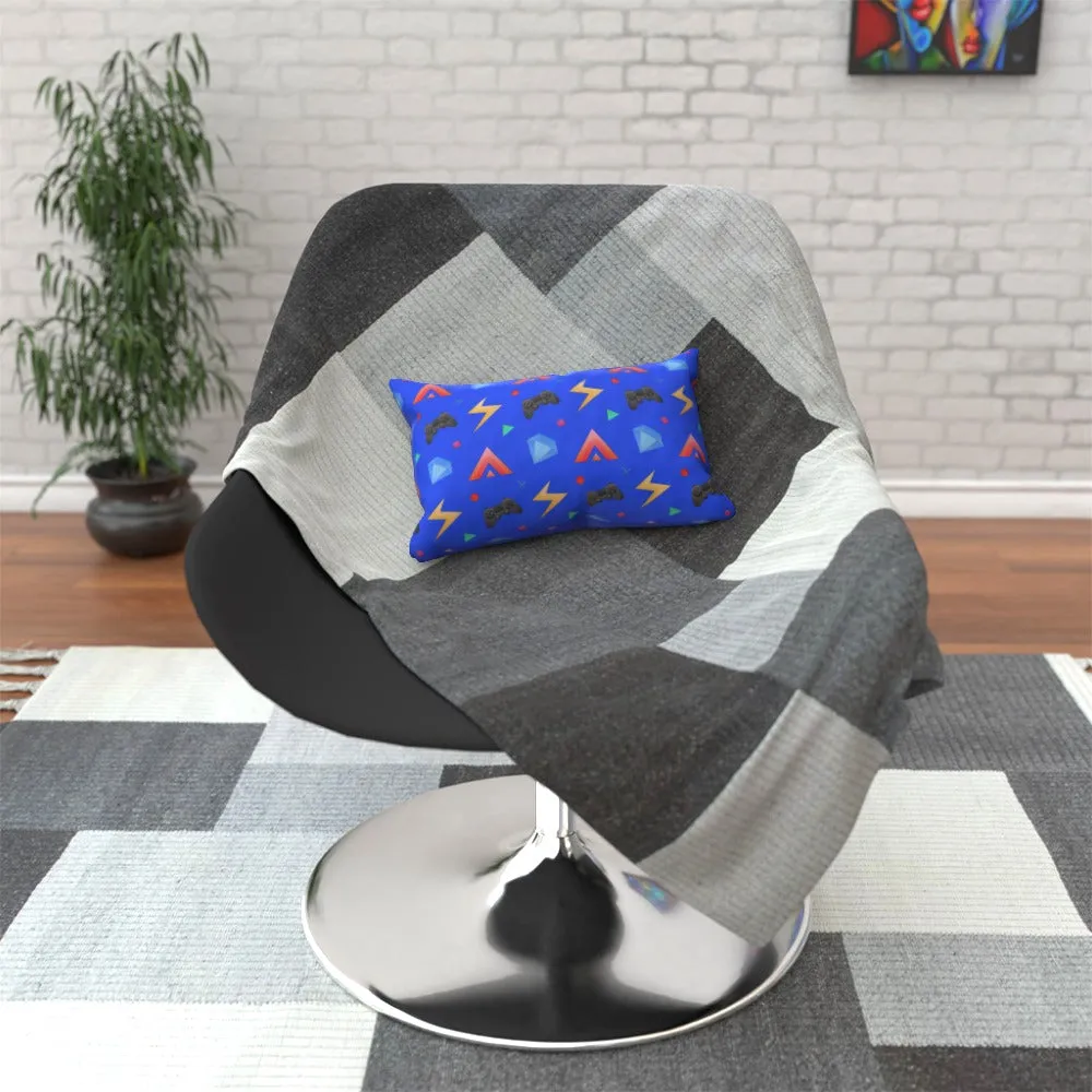 Cushion - Gamers Play Blue