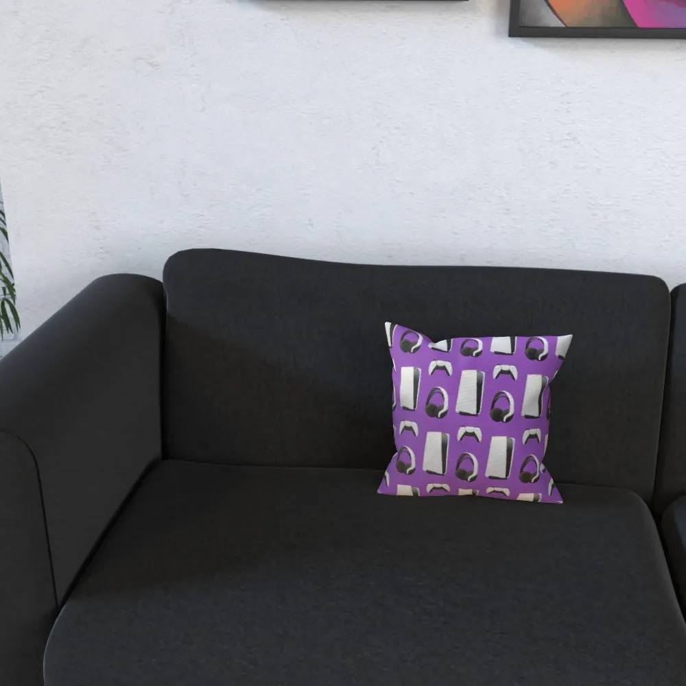 Cushion - PS New Gaming Purple