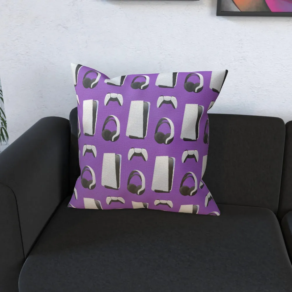 Cushion - PS New Gaming Purple