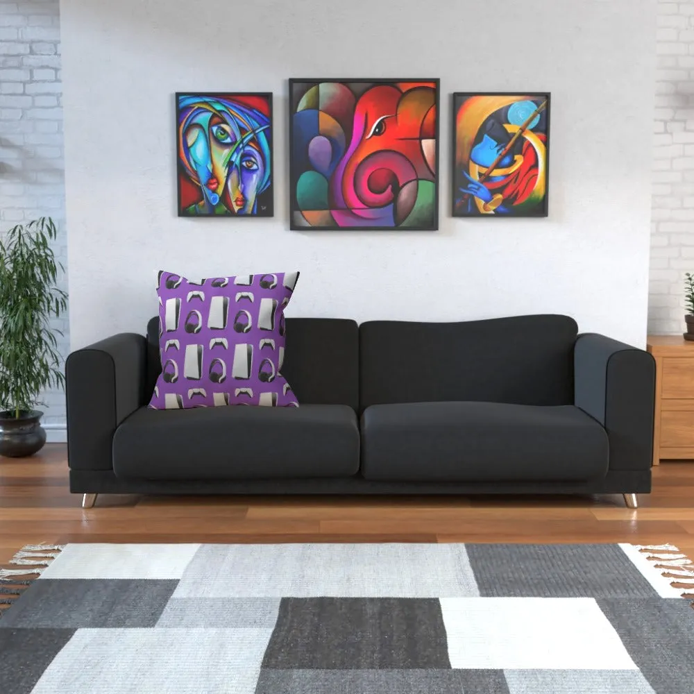 Cushion - PS New Gaming Purple