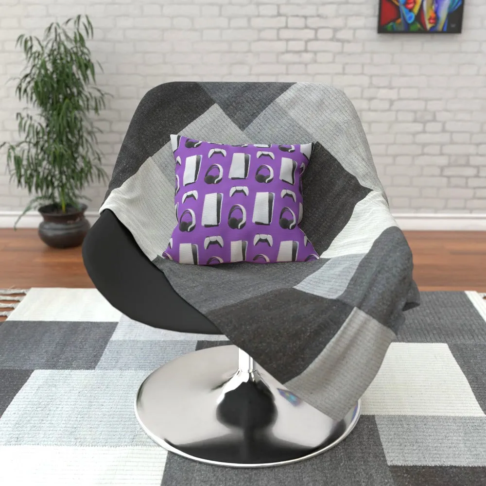 Cushion - PS New Gaming Purple