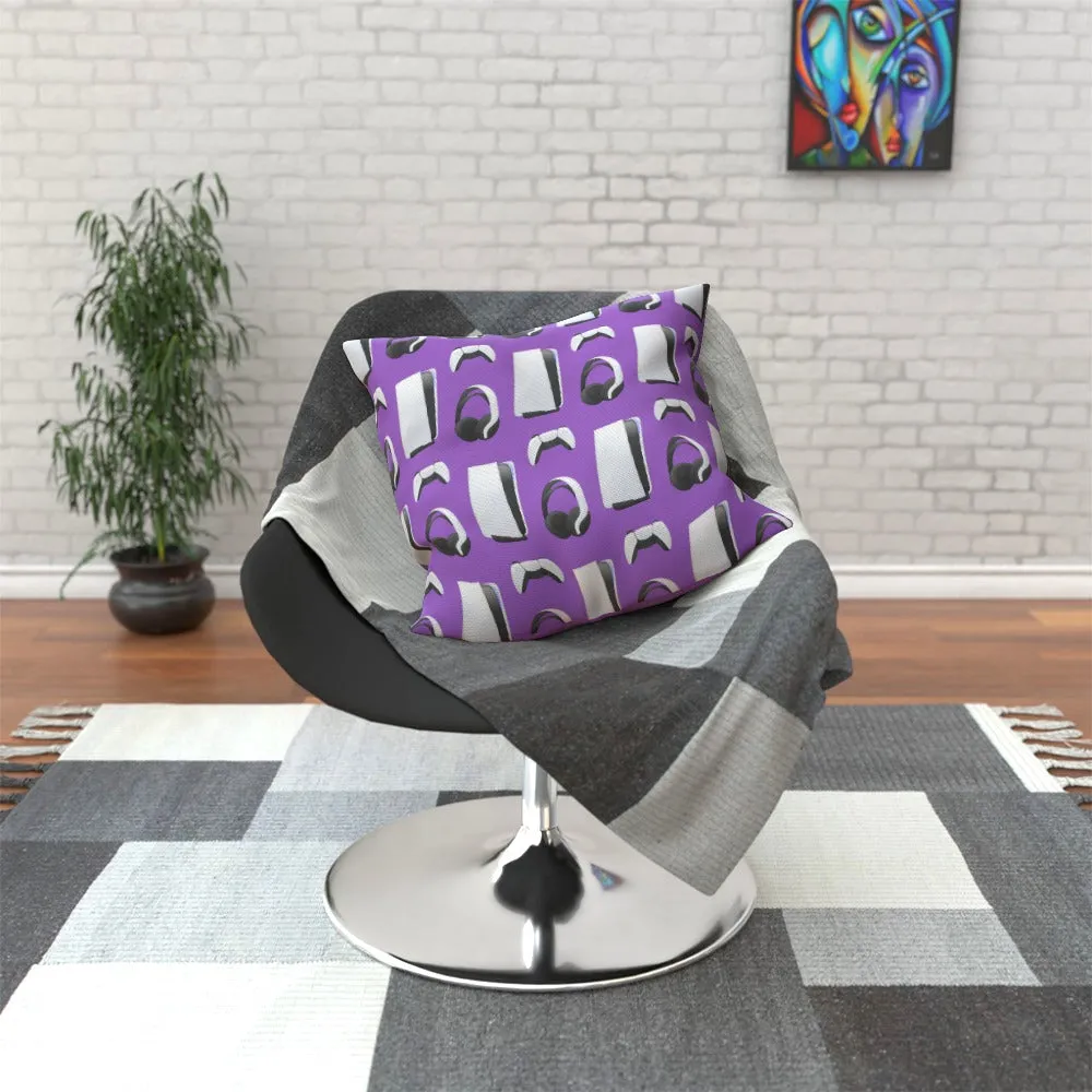 Cushion - PS New Gaming Purple