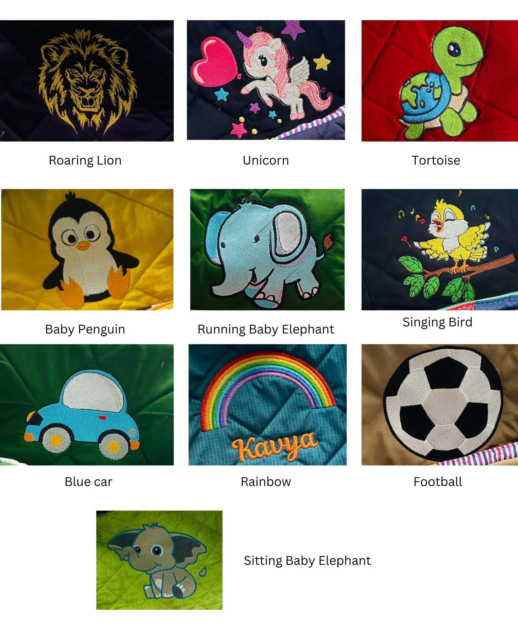 Customised Backpack for Kids - Running Baby Elephant