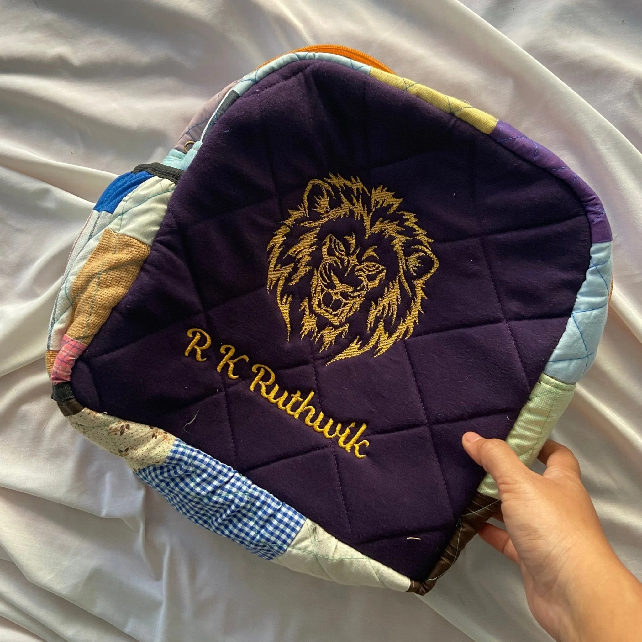 Customised Backpack for Kids - Running Baby Elephant