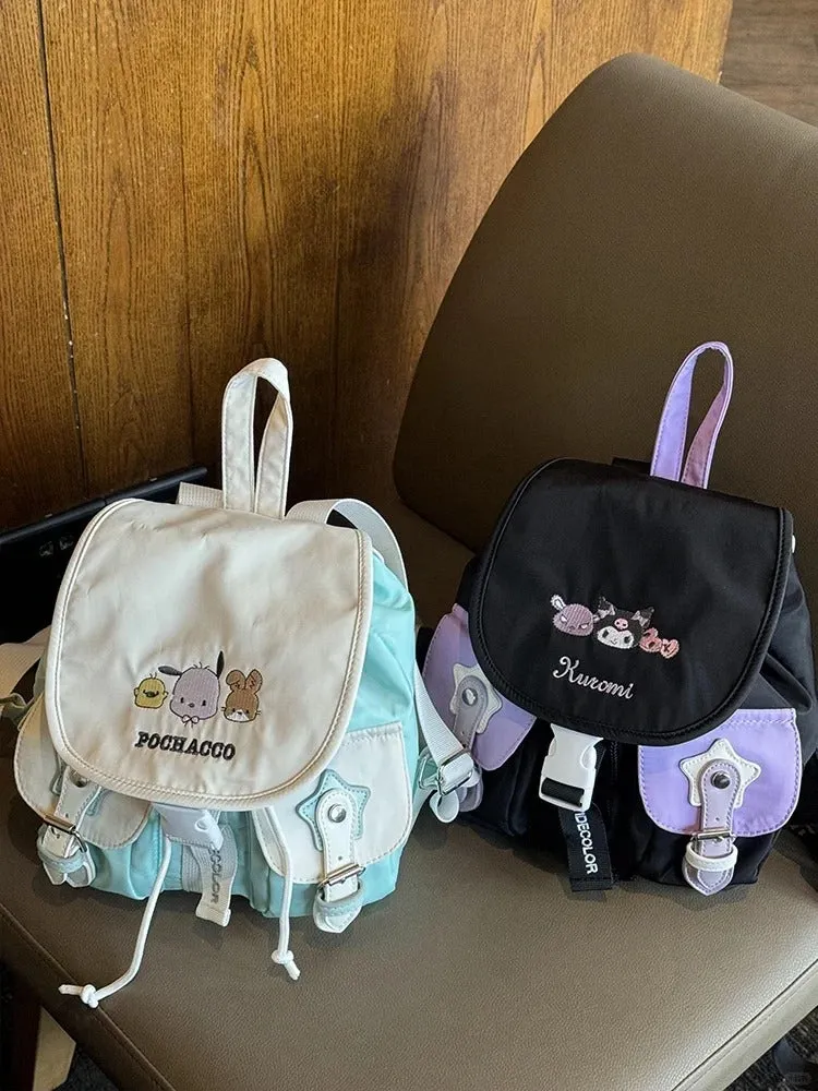 Cute Anime Embroidery Backpack