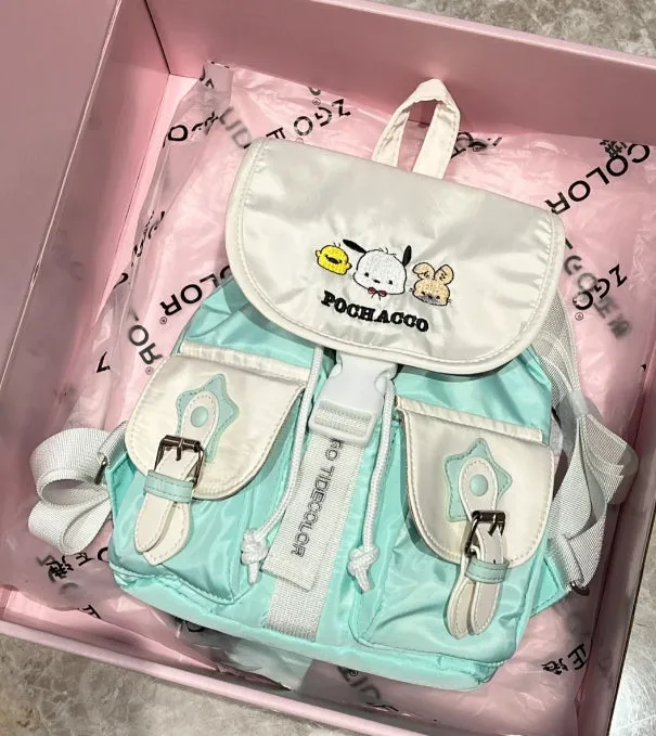 Cute Anime Embroidery Backpack