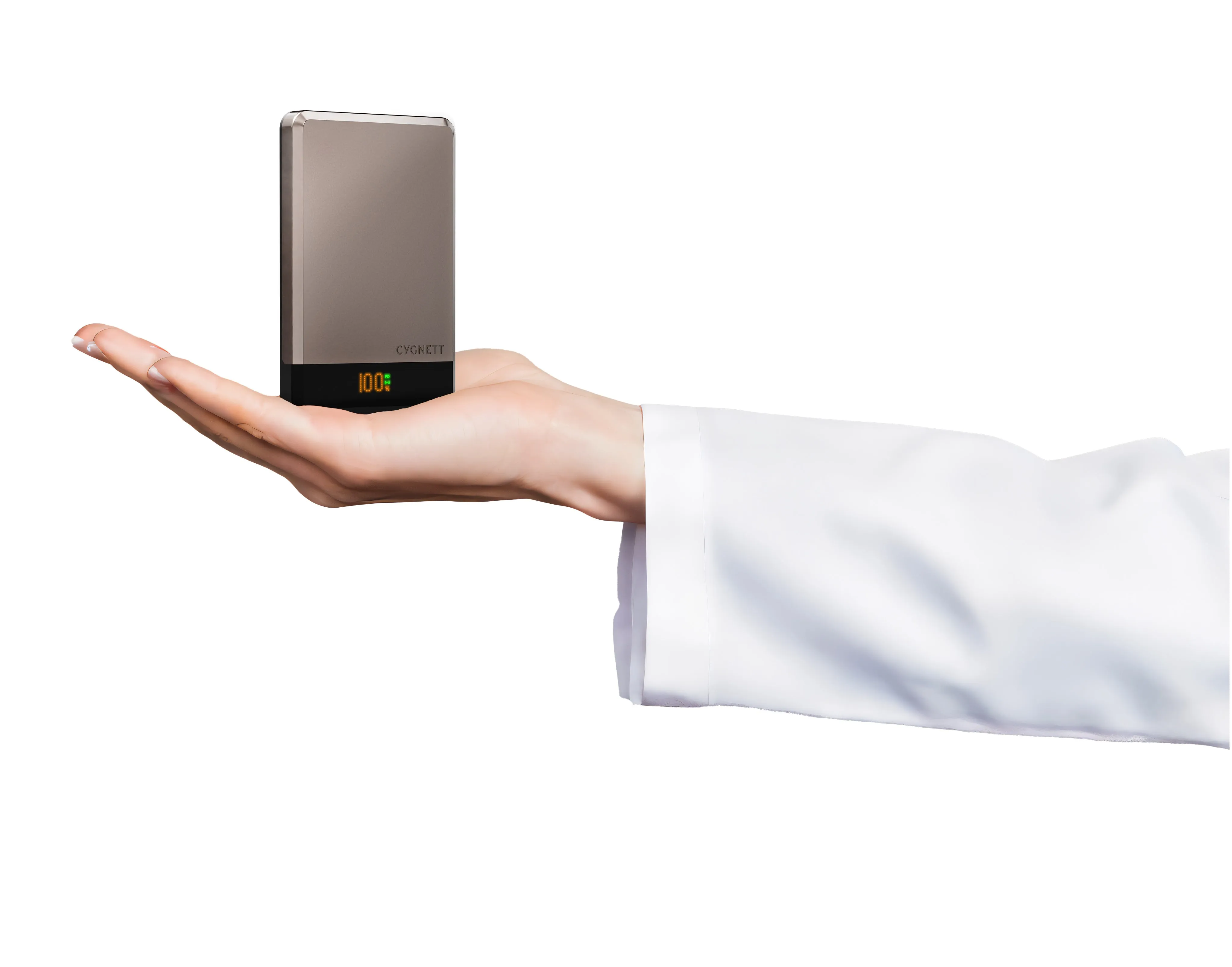 Cygnett MagSlim 5k Magnetic Wireless Power Bank - Champagne (CY5093PBCHE) MagSafe CompatibleSlim and Sleek Mordern Display2 Years Warranty