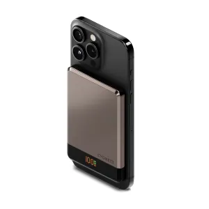 Cygnett MagSlim 5k Magnetic Wireless Power Bank - Champagne (CY5093PBCHE) MagSafe CompatibleSlim and Sleek Mordern Display2 Years Warranty