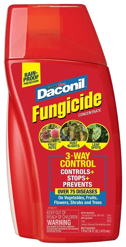 Daconil 100526103 Fungicide, Liquid, Odorless, 16 oz Bottle :PINT: QUANTITY: 6