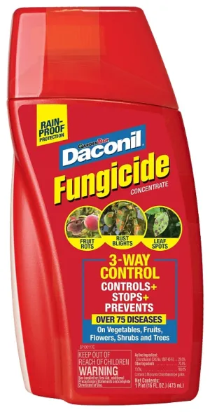 Daconil 100526103 Fungicide, Liquid, Odorless, 16 oz Bottle :PINT: QUANTITY: 6