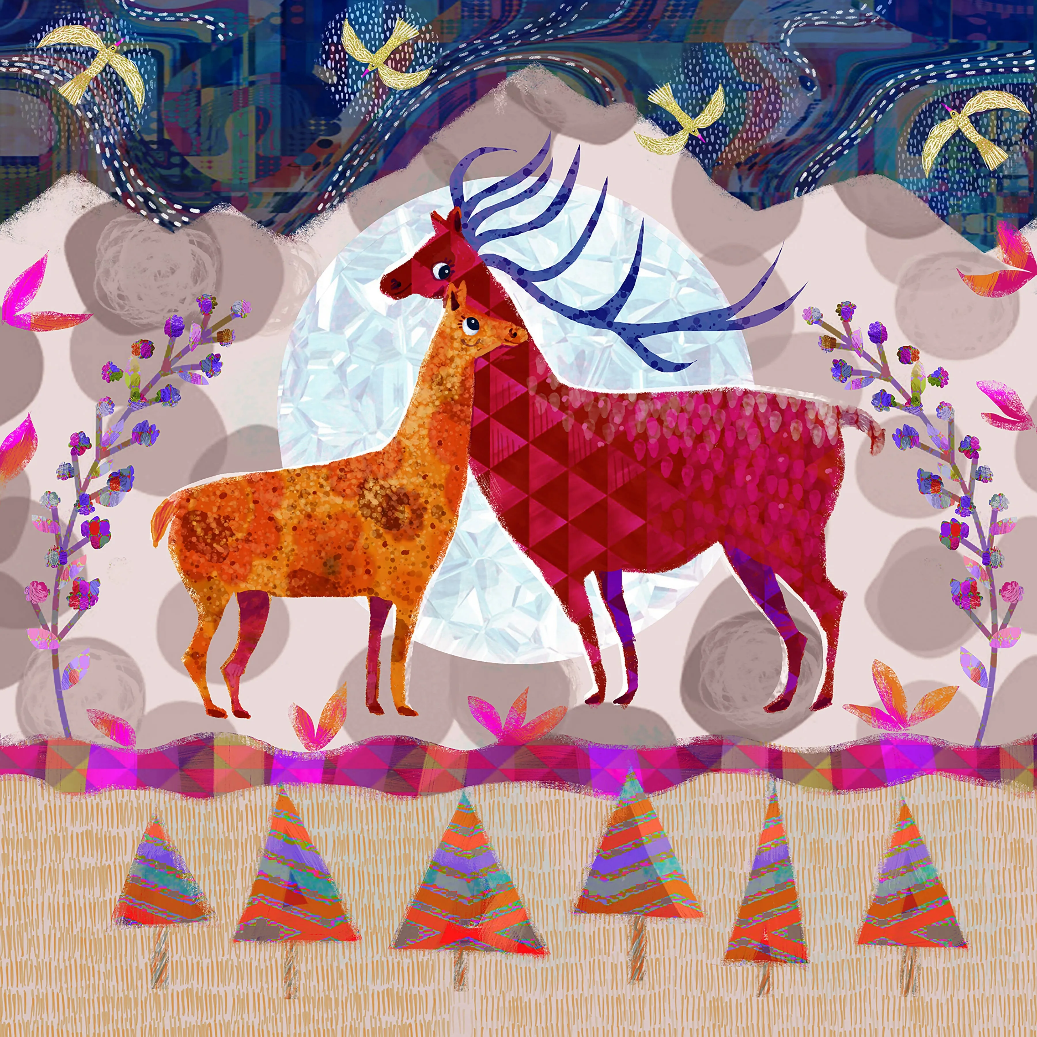 Dearest Deer - Giclee Print