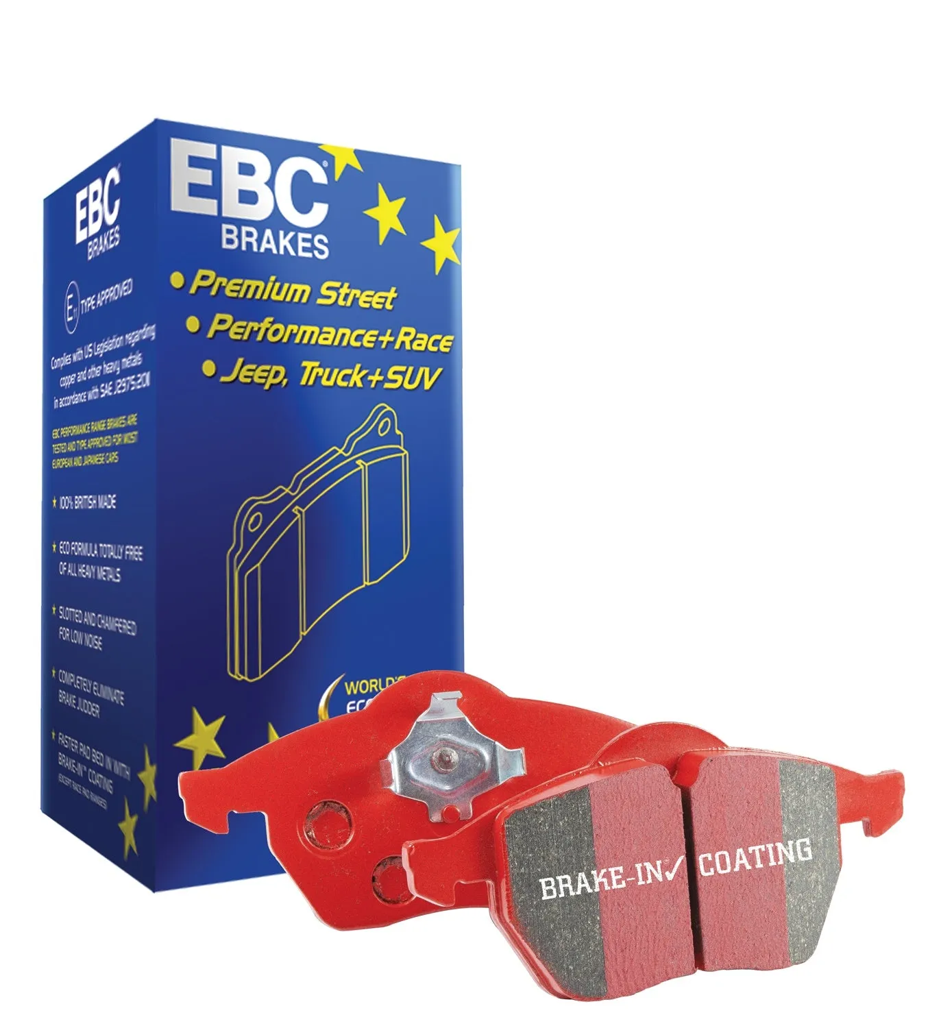 EBC Brakes DP33091C Redstuff Ceramic Low Dust Brake Pads