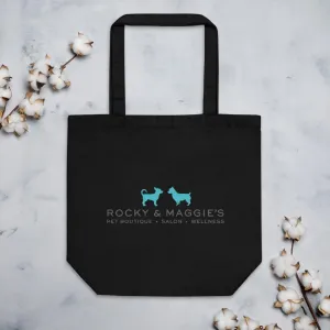 Eco-friendly Tote Bag with Embroidered Rocky and Maggie's Logo