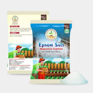 Epsom Salt for Plants Growth - Magnesium Sulphate Organic Fertilizer - 1 Kg