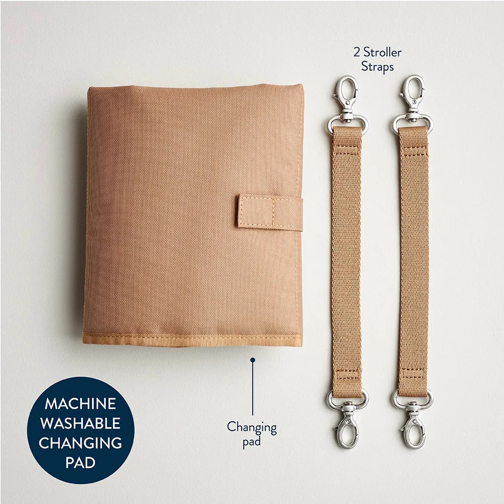 Eras Backpack™ Diaper Bag, Chai Latte