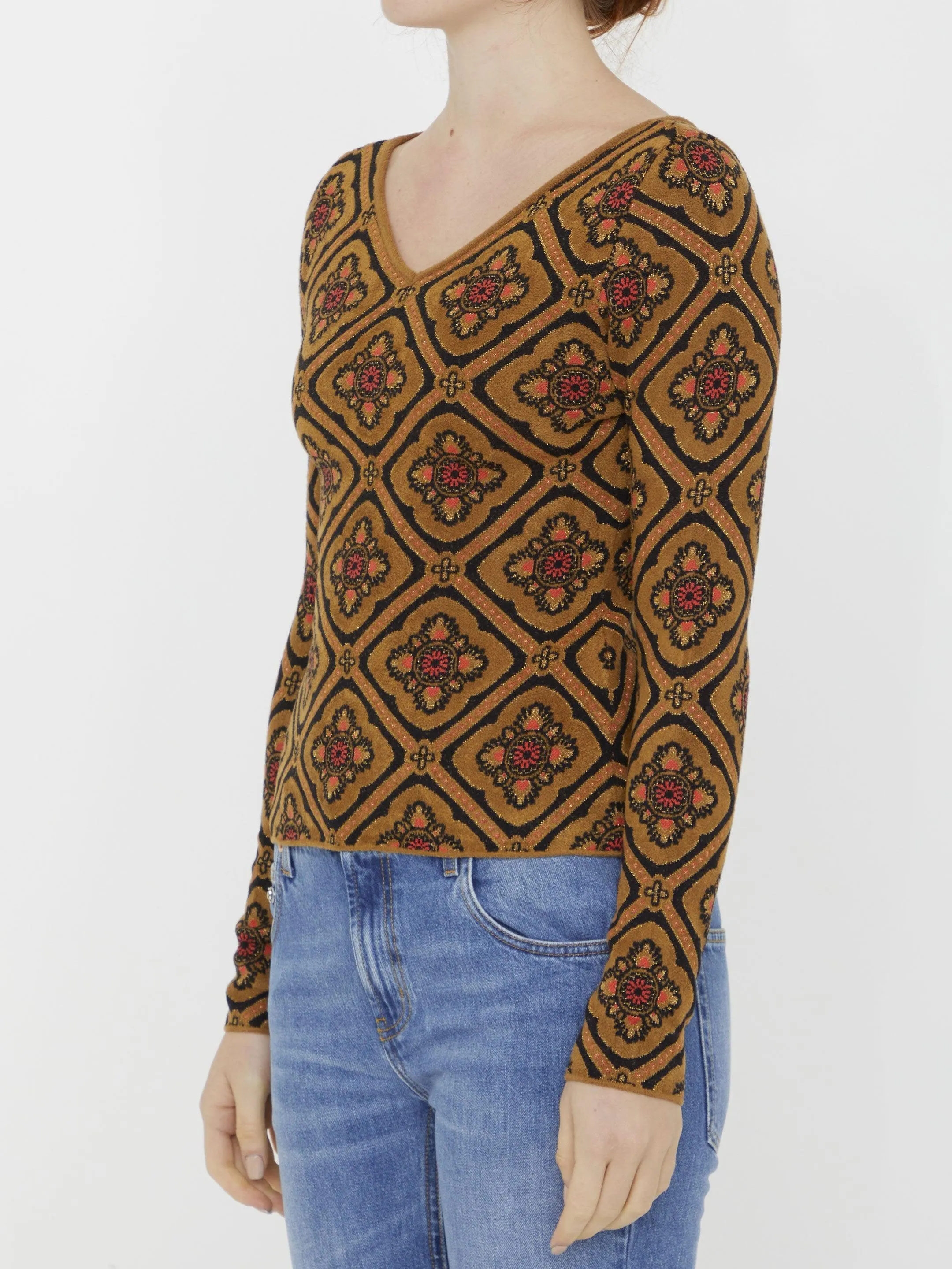 Etro Jacquard Fabric Jumper