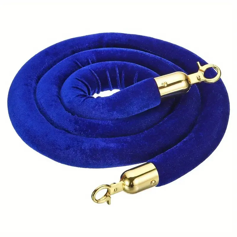 Events Luxurious 4.9ft Black Velvet Stanchion Rope