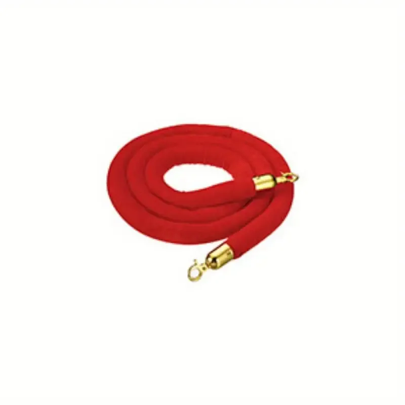 Events Luxurious 4.9ft Black Velvet Stanchion Rope
