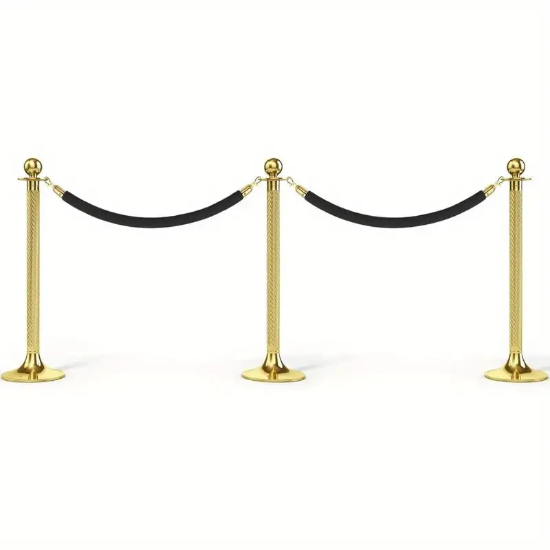 Events Luxurious 4.9ft Black Velvet Stanchion Rope