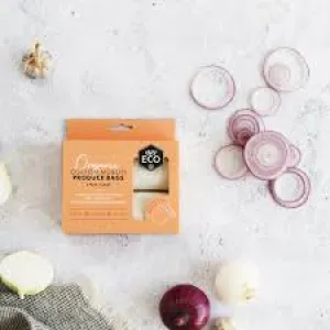 Ever Eco Reusable Produce Bags - Organic Cotton Muslin 4 pack