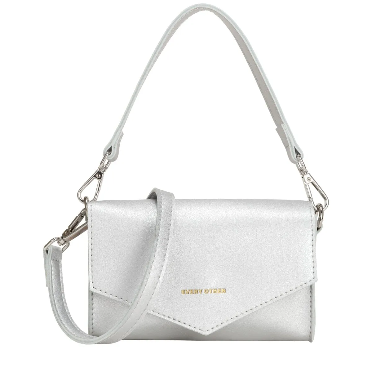 Every Other  - Silver Envelope Bag