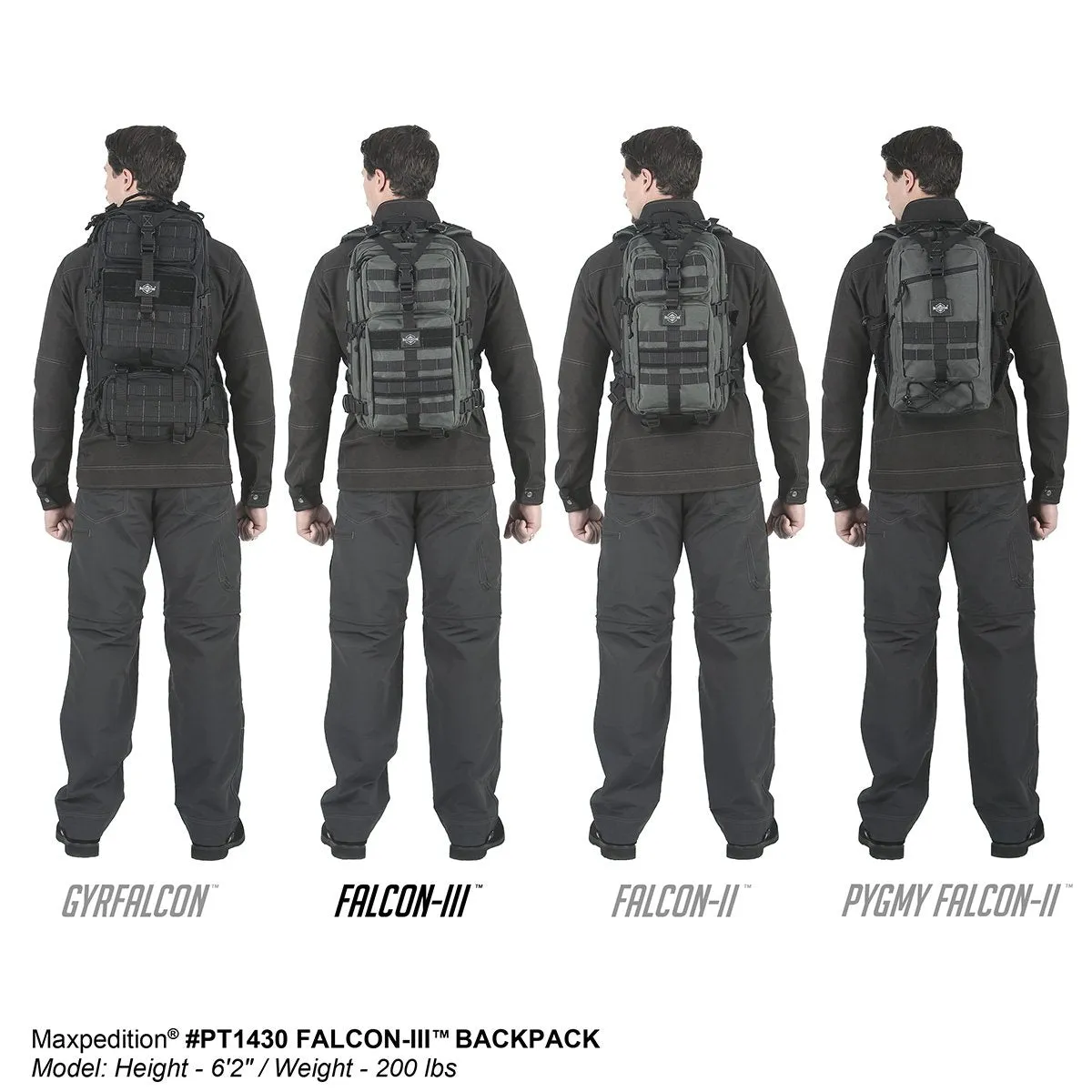 Falcon-III Backpack 35L (BOGO Buy-1-Get-1-Free) (CLOSEOUT SALE. FINAL SALE.)