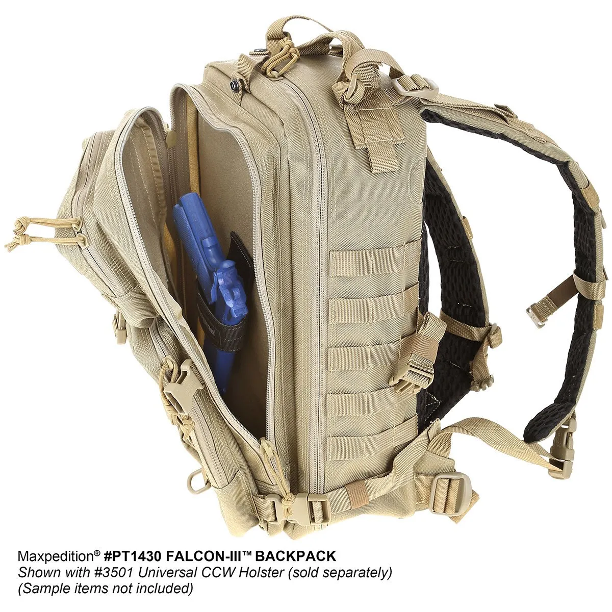 Falcon-III Backpack 35L (BOGO Buy-1-Get-1-Free) (CLOSEOUT SALE. FINAL SALE.)