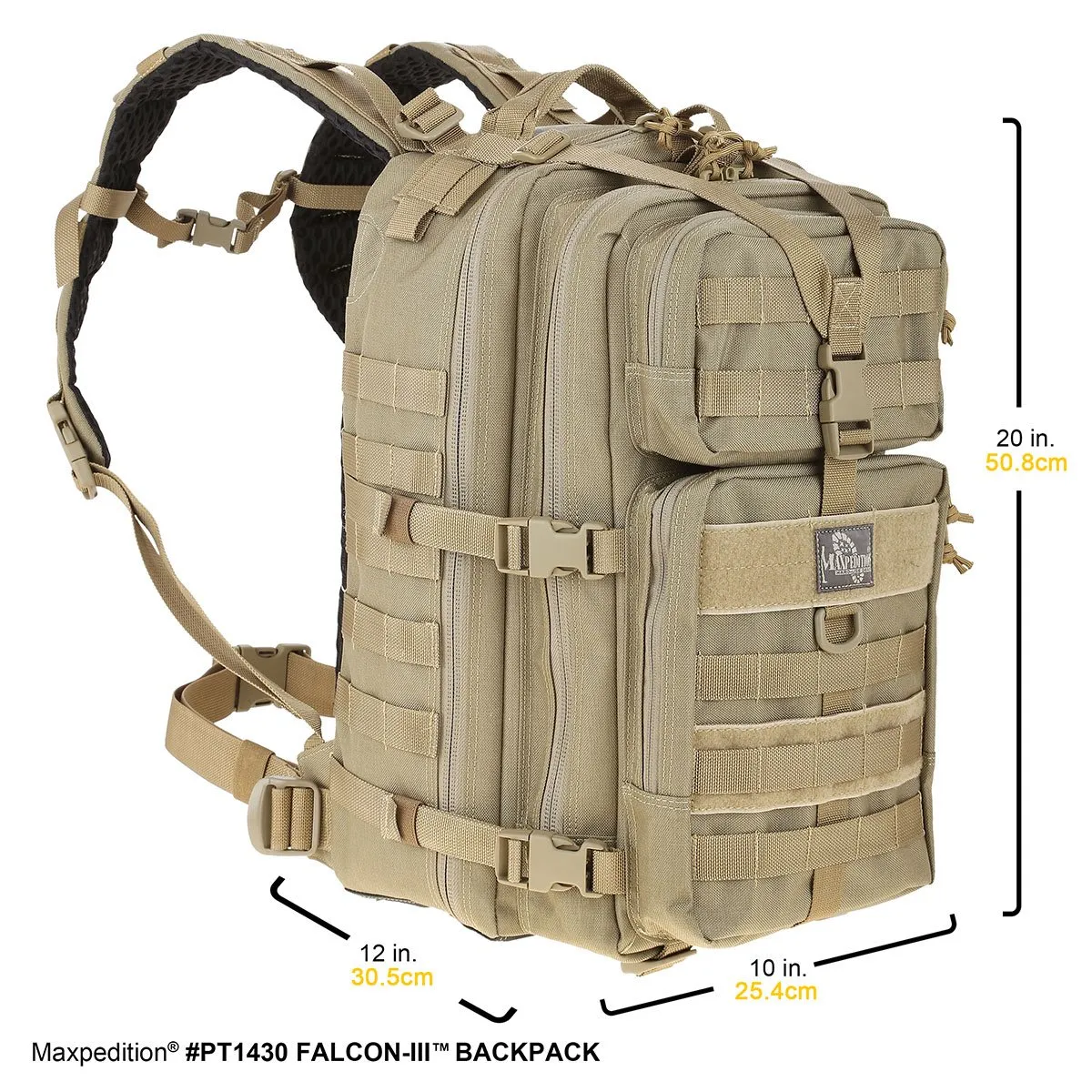 Falcon-III Backpack 35L (BOGO Buy-1-Get-1-Free) (CLOSEOUT SALE. FINAL SALE.)