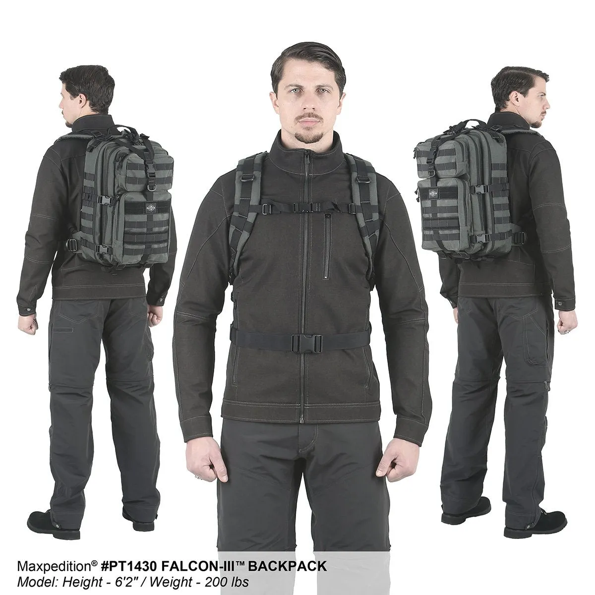 Falcon-III Backpack 35L (BOGO Buy-1-Get-1-Free) (CLOSEOUT SALE. FINAL SALE.)