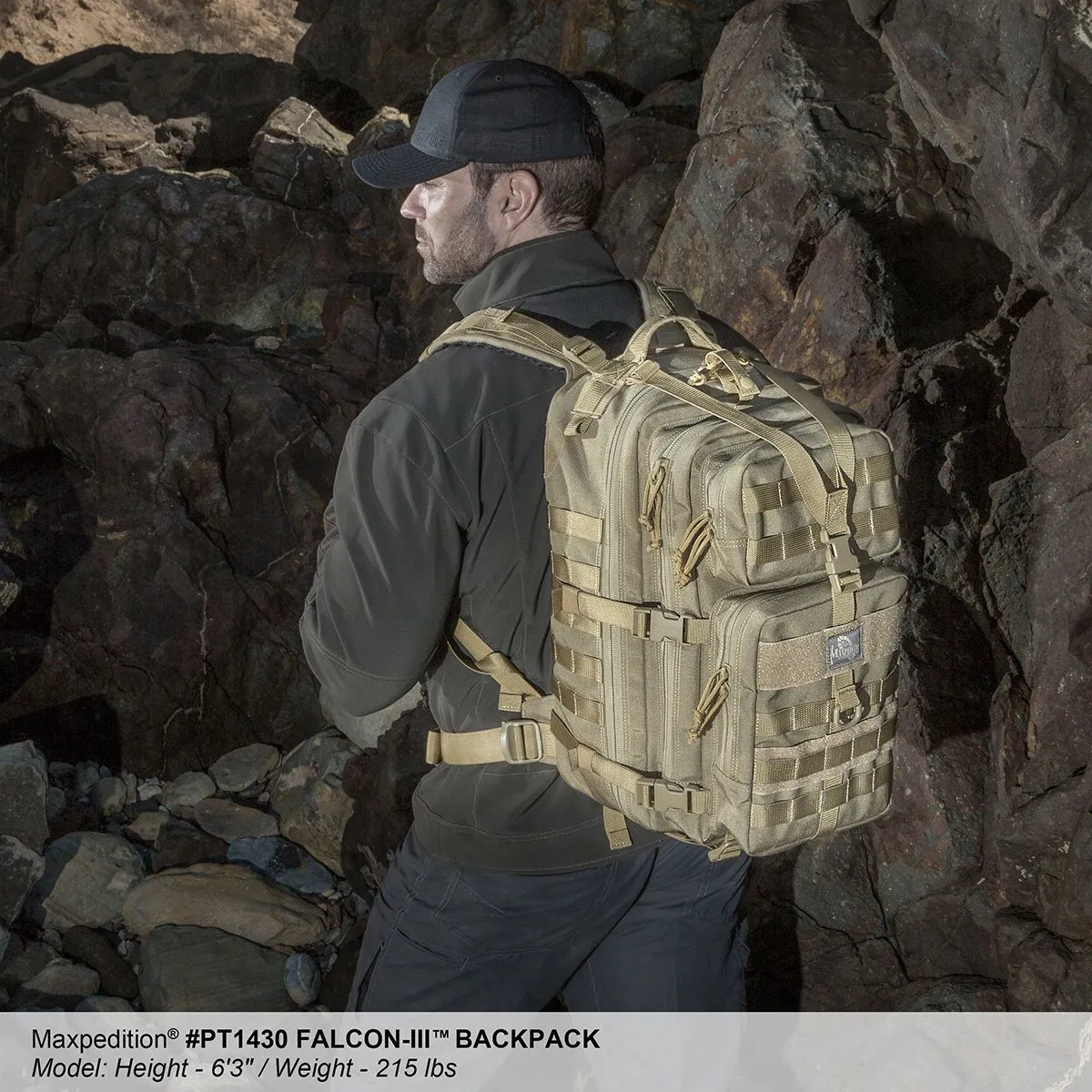 Falcon-III Backpack 35L (BOGO Buy-1-Get-1-Free) (CLOSEOUT SALE. FINAL SALE.)