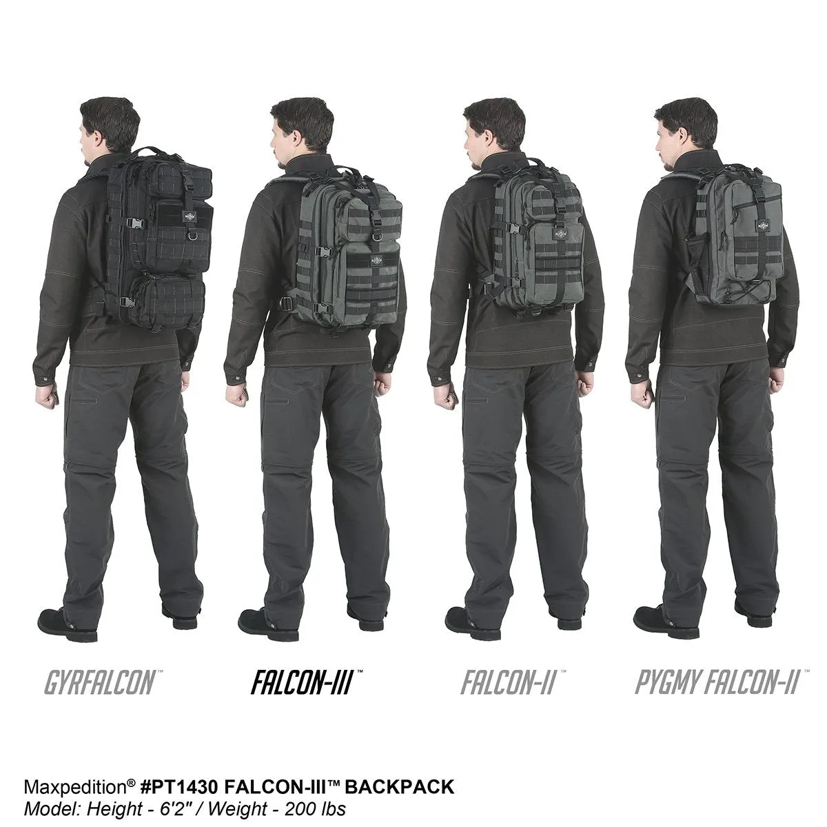 Falcon-III Backpack 35L (BOGO Buy-1-Get-1-Free) (CLOSEOUT SALE. FINAL SALE.)