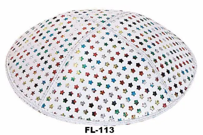 Fancy Leather Kippahs Embossed
