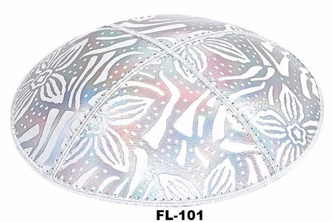 Fancy Leather Kippahs Embossed
