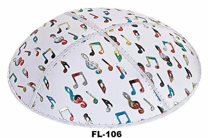 Fancy Leather Kippahs Embossed