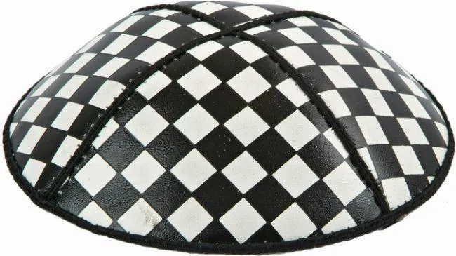 Fancy Leather Kippahs Embossed