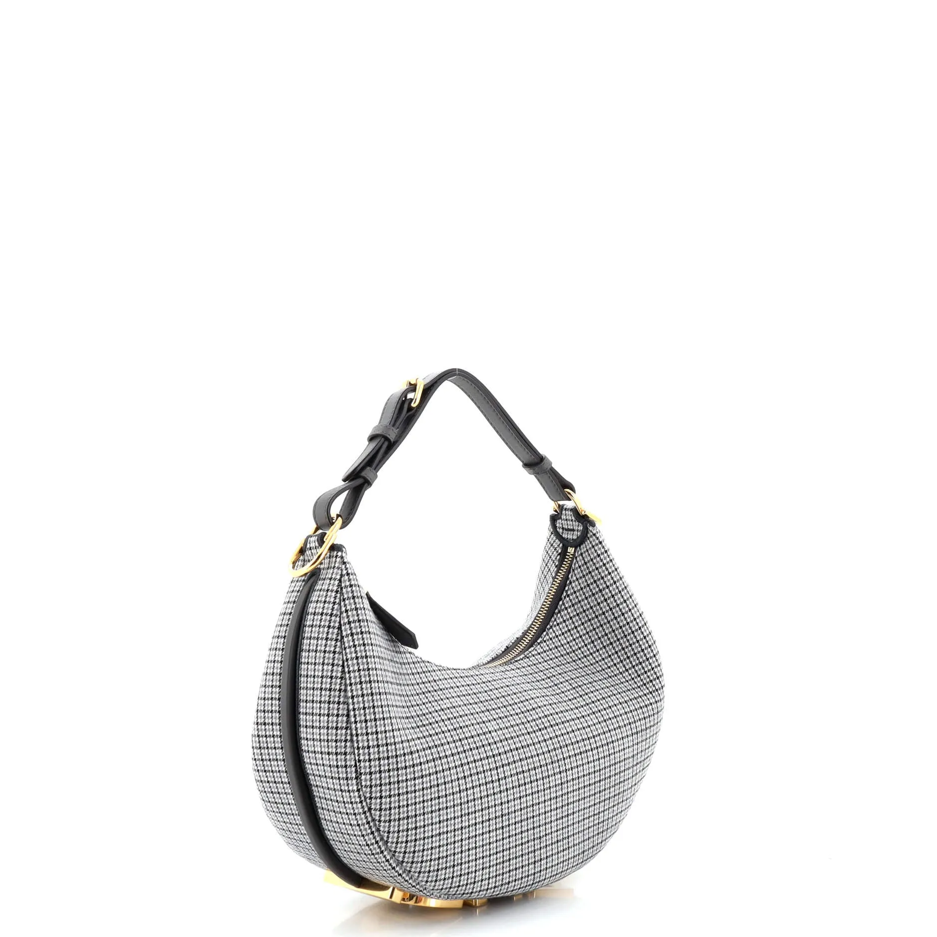Fendigraphy Bag Houndstooth Wool Small