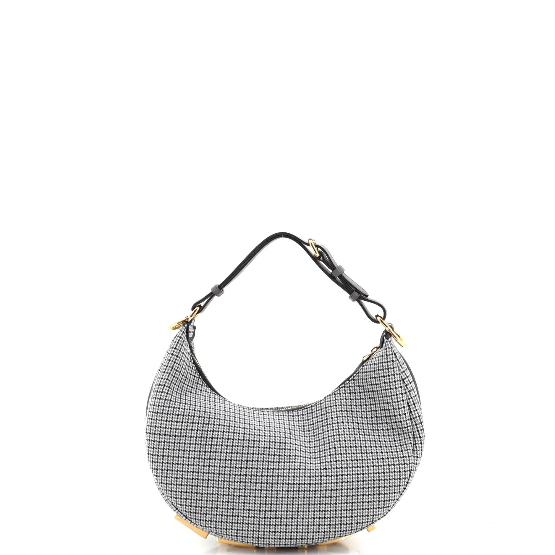 Fendigraphy Bag Houndstooth Wool Small