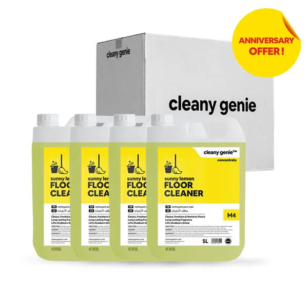 Floor Cleaner M4 | Sunny Lemon 5L | Pack of 4