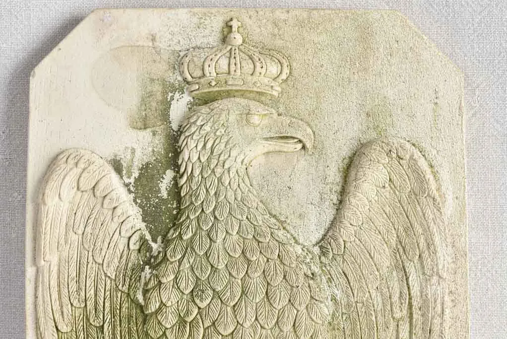 French plaster mold - Napoleon's coat of arms