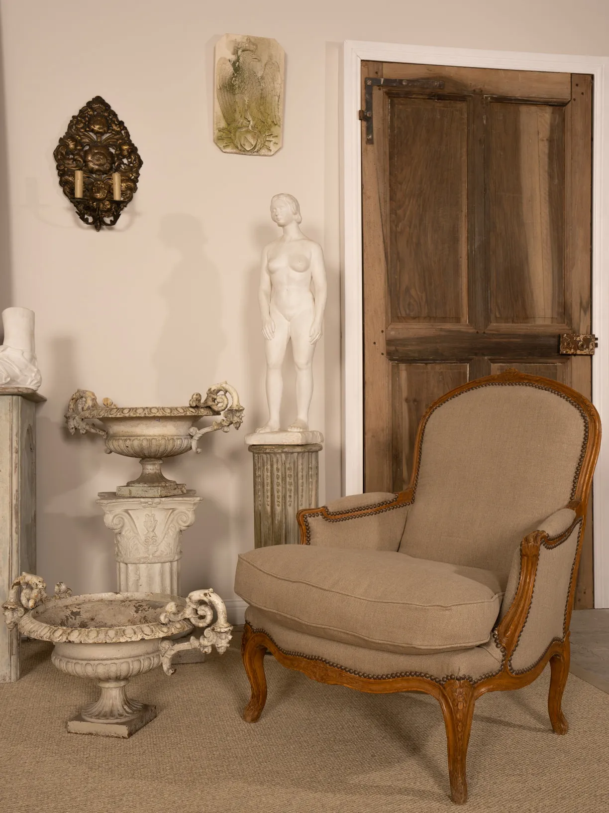 French plaster mold - Napoleon's coat of arms